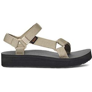 Teva Midform universele sandaal voor dames, Metallic Champagne, 39 EU