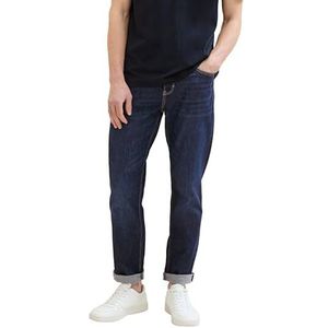 TOM TAILOR Josh Regular Slim Jeans voor heren, 10120 - Used Dark Stone Blue Denim, 32W x 32L