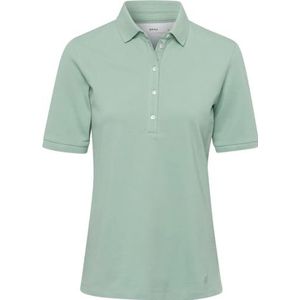 Style Cleo Polo Piqué Solid, munt, 40