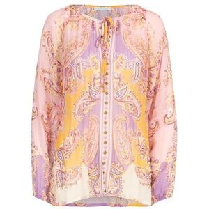 Mint & Mia Dames viscose blouse, Lichtpaars-veelkleurig, 36