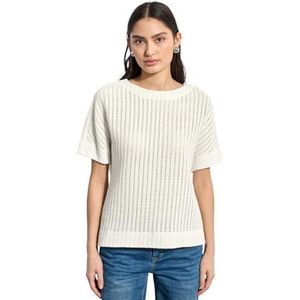 STREET ONE - STUDIO - Gestructureerd T-shirt - Off-White