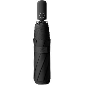 Compacte opvouwbare paraplu, opent en sluit automatisch met een knop op de handgreep, anti-uv-coating UPF 50, uv-bescherming 99,9%, draagbare golfparaplu, lichtgewicht, beschermt tegen regen en zon