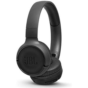 JBL Tune 500BT Headset, draadloos, zwart, hoofdtelefoon en microfoons (draadloos, hoofdband, binauraal, oorsluitend, 20-20.000 Hz, zwart)