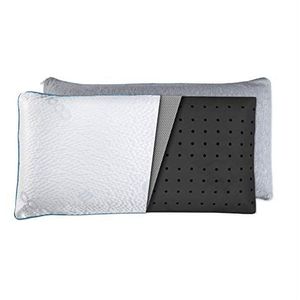 Cooler® visco-elastisch kussen, 80 cm, vormbare kern, actieve kool, microgeperforeerd, overtrek met 2 zijden winter/zomerweefsel,