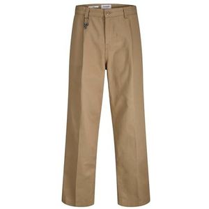 Jack & Jones - Pantalon - Lichtbruin - Wide Leg