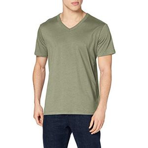 Stedman Apparel Heren Ben V-hals/ST9010 Premium Regular Fit Klassiek T-shirt met korte mouwen - groen - S
