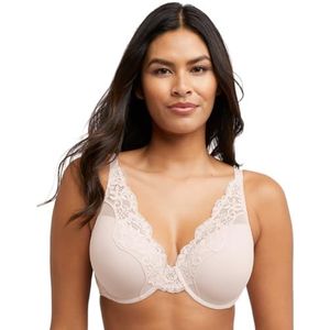 Bali Dames One Smooth U Lace Underwire, Comfort Stretch Volledige Dekking Convertible BH, Zandschaal, 75D
