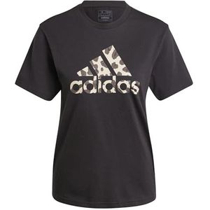 adidas Dames ANIMAL GRAPHIC TEE, black, XL