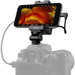 Accsoon SeeMo HDMI naar USB C Video Capture Adapter voor iPhone en, ondersteunt 1080P 60FPS Video & Real-time bewaking/streaming/opname meiOS 12.0 voor latere iPhone instelbaar-zwart