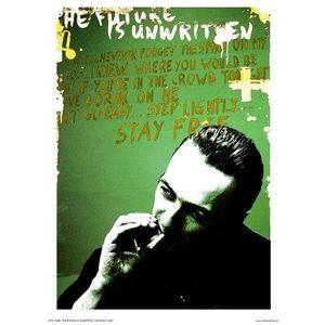 Joe Strummer van The Clash Pop Art Print Poster van pruik (otw055)