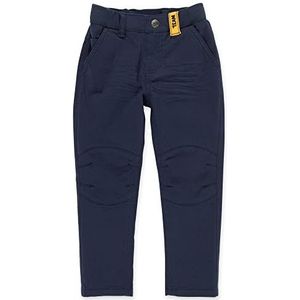 sigikid Gabardine broek van biologisch katoen voor mini jongens in de maten 98 tot 128, donkerblauw, 110 cm