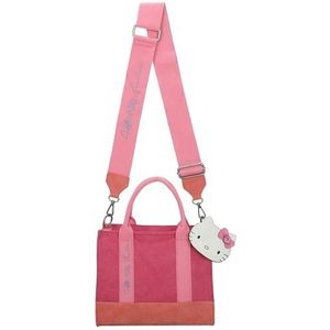 Fritzi aus Preussen Dames Hello Kitty Fritzi Izzy09 Canvas Pink Cat Cross, roze, Eén Maat