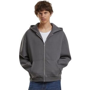 Build Your Brand - Fluffy Zip Hoody - Sweatshirt - Zacht