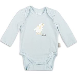 sigikid Babyjongens lange mouwen van biologisch katoen voor pasgeborenen meisjes en jongens in de maten 50 tot 68 ondergoed body voor baby's, blauw, blauw, 50 cm