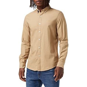 Farah Heren Brewer Slim Fit Katoen Oxford Shirt