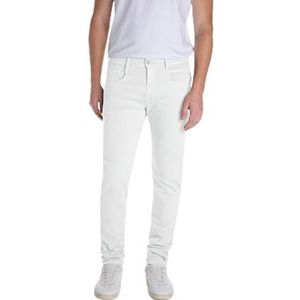 Replay Anbass Hyperflex Colour Xlite Jeans voor heren, 011, natuurlijk wit., 32W / 36L