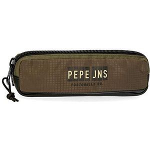 Pepe Jeans Caden Etui Groen 22x7x3 cms Polyester, Groen, 22x7x3 cms, Mode voor jongeren