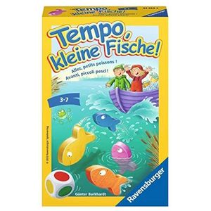 Ravensburger 233342- Tempo, Kleine Vissen, Kinderspel/Reisspel