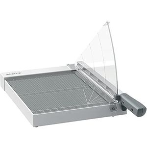 Leitz Precision Home Snijtafel A4, Guillotine, Snijdt tot 8 Vellen, Snijlengte van 305 Millimeter, Stalen Snijmes, Gelamineerde Houten Basis, Met Hulplijnen en Mesbescherming, 90180000