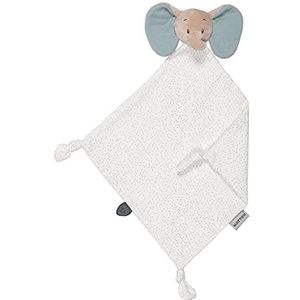 Nattou Grote knuffeldoek van katoen (mousseline) en polyester, olifant Axel, metgezel vanaf de geboorte, ongeveer 30 x 30 cm, Luna en Axel, wit/beige