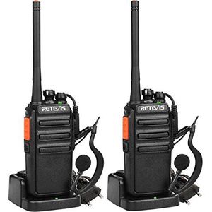 Retevis RT24 - Portofoon - Zwart - 16 Kanalen - Oplaadbare 1100 mAh