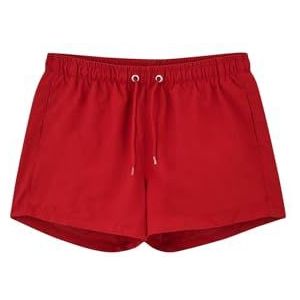 Dagi Red Fashion Woven Regular Waist Short Leg Shorts, Rood, XL, rood, XL