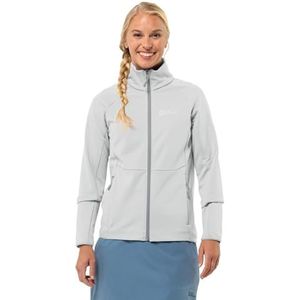 Jack Wolfskin Alpgrat Fz W Fleecejack voor dames, Grijs, XXL