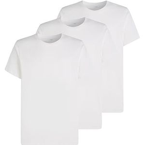 Calvin Klein Heren 3-pack T-shirts S/S Crew Neck 3 PK met ronde hals, wit, XL