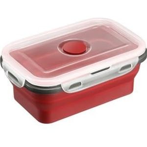 Westmark Opvouwbare vershoudbox – Praktische lunchbox, ideaal voor werk en reizen of om worst en kaas in te bewaren, Vaatwasmachinebestendig, vierkant, BPA-vrij – 600 ml
