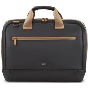 Hama Laptoptas voor laptops van 15,6 inch - 16,2 inch (lichte zakelijke tas als schoudertas of draagtas, notebooktas met organizer-voorvak en binnenvak, waterafstotend, gevoerd) zwart