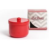 Dr. Bauer's reinigingsbad-doos met helder spoelinzetstuk | prothesendoos | gebitsdoos | prothesendoos met inzetstuk | beugeldoos (rood)