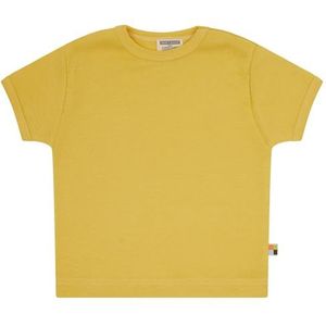 loud + proud effen T-shirt, van biologisch katoen, GOTS-gecertificeerd, goud, 98-104