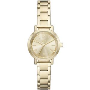 DKNY Vrouwen Analoge Quartz Horloge Met Roestvrij Stalen Band NY6694, Goud