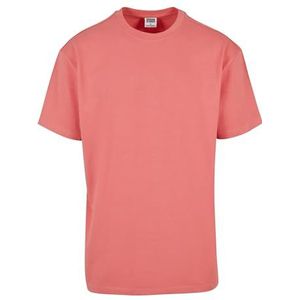 Urban Klassieks Heren T-shirt zwaar oversized T-shirt met extra ruime schouders roze 5XL