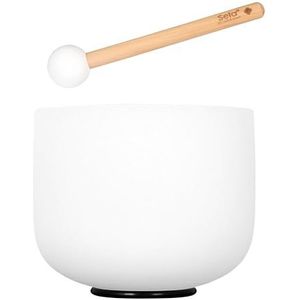 8"" Crystal Singing Bowl Set Frosted 440Hz B