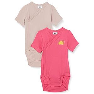 Dim Body T-shirt met korte mouwen van bamboe voor baby's en meisjes.