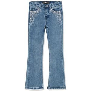 Desigual Cropped Regular Fit Jeans Medium Blue Denim