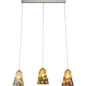 Kare Design hanglamp Crumble Dining Tricolore, hanglamp metallic, baldakijn lamp, (H/B/D) 150x99x24,5cm