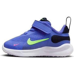 NIKE Revolution 7 (TDV), bas, uniseks, kinderen, meerkleurig (Lt Ultramarine Lime Blast Dark Obsidian), 21 EU