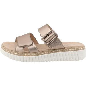 TOM TAILOR Dames 9590350005 Schuifsandalen, goud, 36 EU