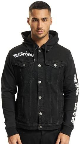 Brandit Motörhead Cradock denim jack voor heren, zwart, 4XL
