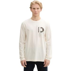 TOM TAILOR DENIM - Shirt - Antraciet - Lange Mouw