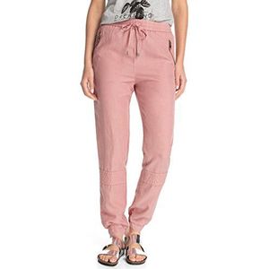 ESPRIT Dames relaxed broek soepel materiaal, roze (Pearl Rose 563), 40W x 30L