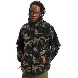 Brandit Teddyfleece jas, camouflage (dark camo), 3XL