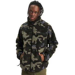 Brandit Teddyfleece jas, camouflage (dark camo), M