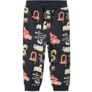 NAME IT Jongens Nmmnole Nreg Sweat Pant Box Bru Sweatbroek, India-inkt, 86