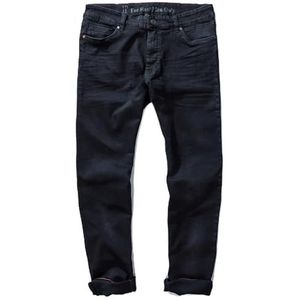 JP 1880 Heren grote maten grote maten Menswear L-8XL Jeans, FLEXNAMIC®, Denim, Straight Fit, tot Gr. 70/35 Black 68 722849100-68, zwart, 48W x 34L