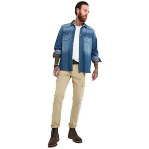 Joe Browns Heren Slim Fit Zomer Combat Broek Bruin, 32 Regular, 32/32, Tabak, 32W / 32L