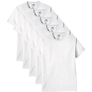 FRUIT VAN DE LOOM Heren Heavy T-Shirt (Pack van 5)