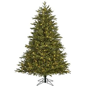 Black Box Trees Cottage Kunstkerstboom met LED-verlichting, H 215 x Ø157 cm, groen